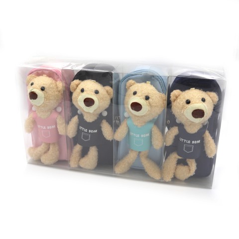 Пенал із іграшкою Ведмедик, 20x4x8.5 см, PVC (В асортименті)