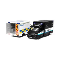 Модель автобуса Mercedes-Benz Sprinter Поліція інерційна відкриваються двері KT5479W