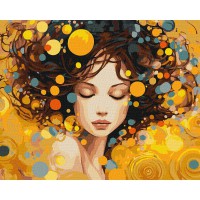 Набір для розпису по номерах Портрет елегантності, 40x50 см, КНО8424