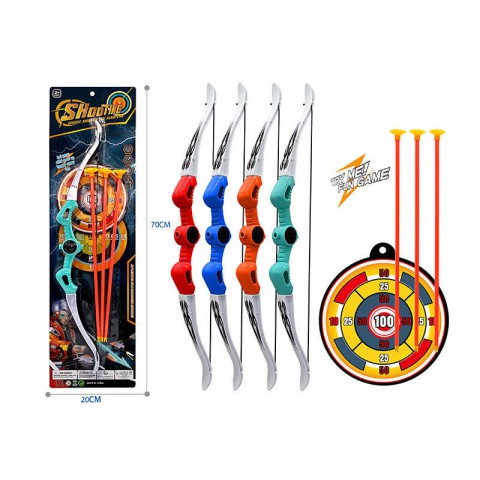 Лук, 3 стріли з присосками (В асортименті)