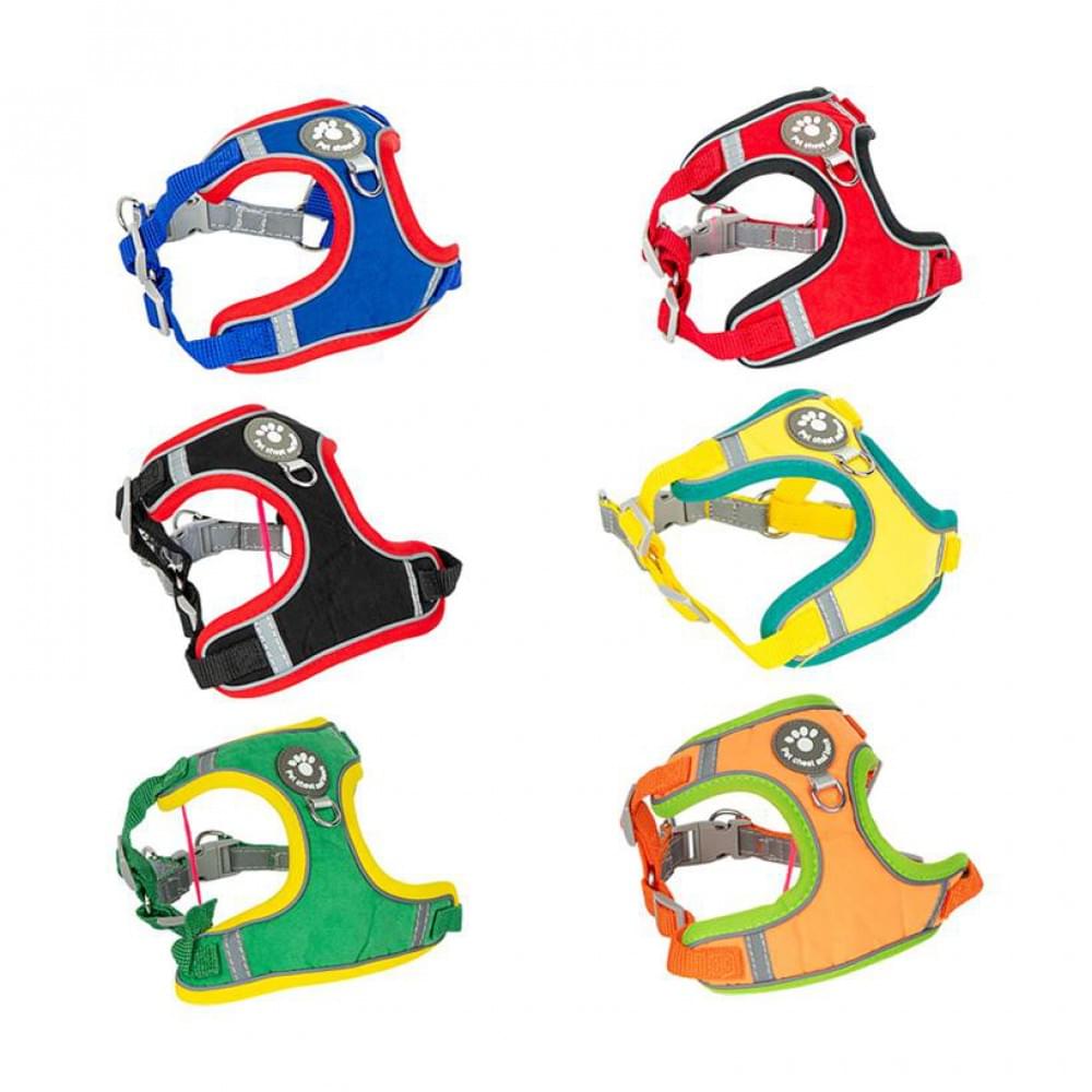 Шлея регульована для домашніх улюбленців с повідцем 140 см "S" 700