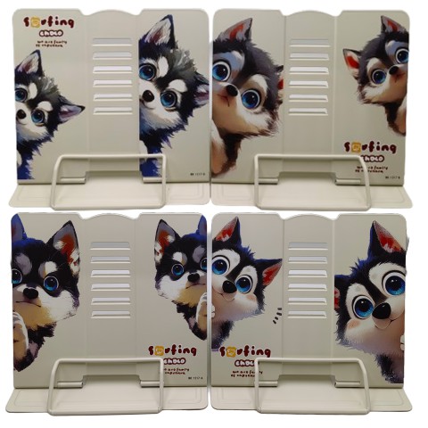 Підставка для книг металева Собачка, MQ-1217 (В асортименті)