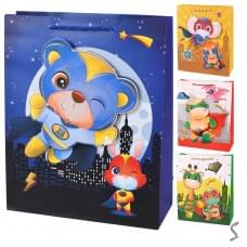 Пакет подарунковий паперовий S "Superheroes 3D" 18*23*10см R94915-S, ціна за 6 шт. /720/