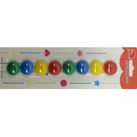 Магнітка Різнокольорова, 20 мм, 8 шт.