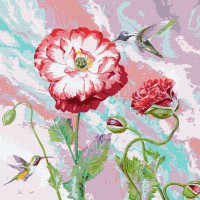 Набір для розпису по номерах Легкий етюд, 40x40 см, КНО3219