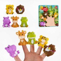 Пальчиковий театр Тваринки 5 фігурок інший набір SQ22001-7