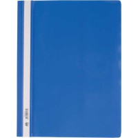 Швидкозшивач пластиковий, А4, PP, синій, 6 шт.