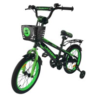 Велосипед дитячий 16" Like2bike Dark Rider чорно-зелений 241605