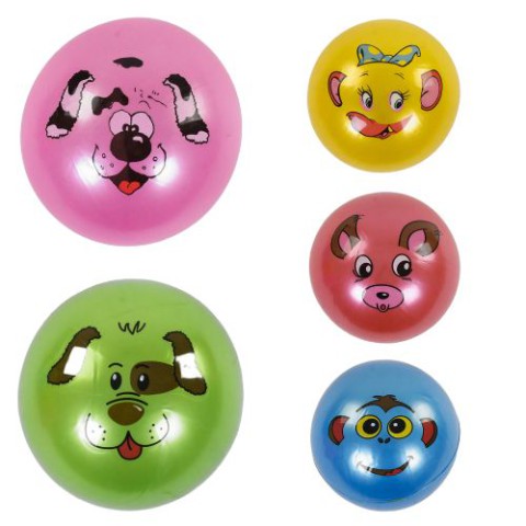 М’яч гумовий, 70 г, 17 см, перламутровий (В асортименті)