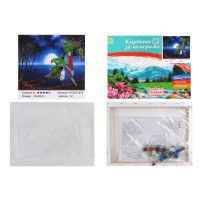 Набір для розпису по номерах Папуги, TK Group, 30x40 см, 31676