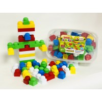 Конструктор BAMSBLOCK №5, 74 деталі, Бамсик, 29x18x15 см, 115/6