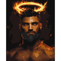 Набір для розпису по номерах Брутальний стиль, Ideyka, 40x50 см, КНО8607