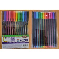 Набір лайнерів, 12 кольорів, тригранні, ZB.2850