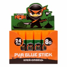Клей-олівець YES 8г, PVA Ninja 24 шт. в уп. //