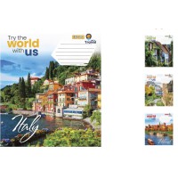 Зошити учнівські 60 аркушів клітинка. 1В World with us, зошит дя записів 10 шт. в упаковці