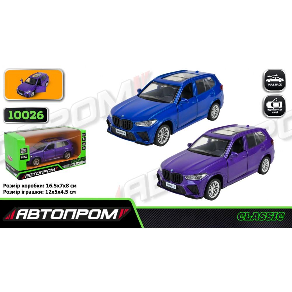 Іграшка машина мет. АВТОПРОМ 5 inch,BMW X5M, відкр.двері, у кор.16,5*7*8см /48-2/