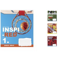 Зошити учнівські 24 аркуша клітинка. 1В Inspired, 20 шт. в упаковці