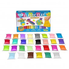 Набір для ліплення з повітряним пластиліном elastic clay 30 sticks tm lovin окто