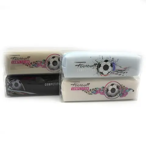 Пенал силіконовий Football, 1 відділення, 20x6x4 см, PVC (В асортименті)