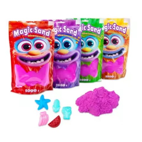 Кінетичний пісок Magic Sand, 39404-4, фіолетовий, 1 кг
