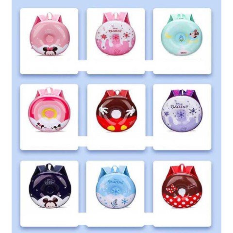 Рюкзак-пончик дитячий, твердий каркас, 27x27x8 см, C62591 (В асортименті)