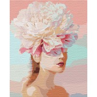 Набір для розпису по номерах ТМ Ідейка Квіткові думки, 40x50 см, КНО4765