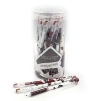 Ручка масляна Piano Chocolate, 0.6/0.7 мм, Soft Ink Pen, 50 шт.