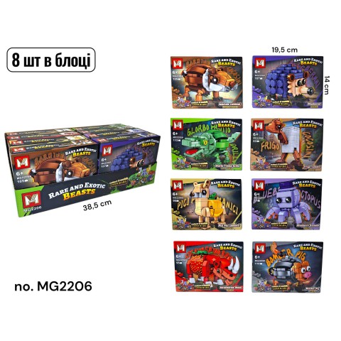 Конструктор БРЕЙНРОТ Герої мемів, MG2206, 85+ деталей, (В асортименті)