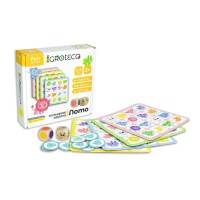 Розумне лото IGROTECO Кольорові звірята 44 фішки 4 гральних поля 900804