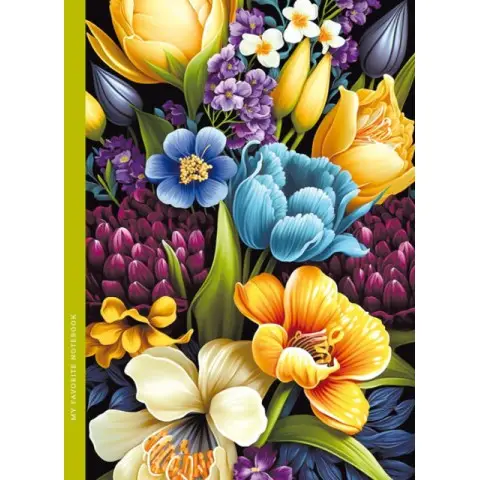 Блокнот, 55 г, 143x200 мм, 48 листов, интегральная обложка, матовая ламинация, дизайн 23095