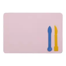 Дощечка для пластилина, 2 стека, розовая