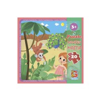 Пазли G-Toys Зоопарк, 20 елементів, LZ10