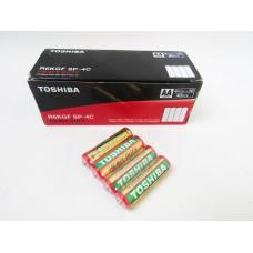 Батарейки Toshiba оригинал красная 40шт. в уп.R6 (АА) /4/40/цена за 1шт