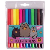 Фломастери Yes Pusheen Friends, 12 кольорів