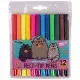 Фломастери Yes Pusheen Friends, 12 кольорів