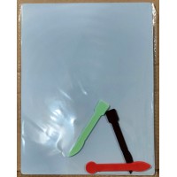 Дощечка для пластиліну, 3 стека, синій