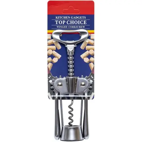 Штопор металевий з важелями Top Choice, 20 см