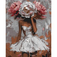 Набір для розпису по номерах Квіткова загадка, 40x50 см, КНО8501