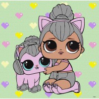 Набір для розпису L.O.L. Surprise! Kitty Queen, 40x40 см, КНО6290