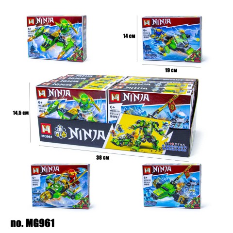 Конструктор Ninja 79-80 деталей (в асортименті)