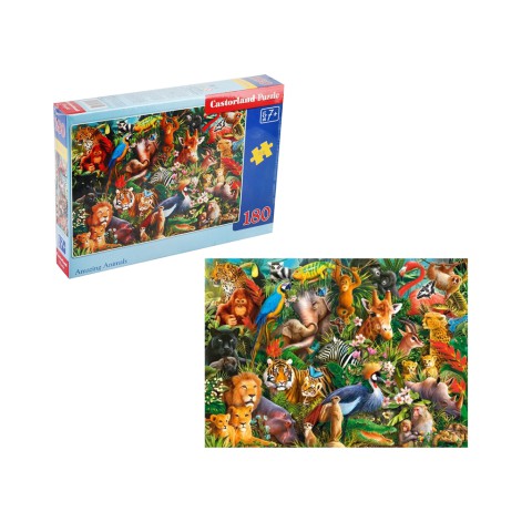 Пазли Castorland Дивовижні тварини, 180 елементів, 32x23 см, B-018512