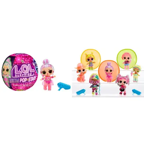 Ігровий набір з лялькою L.O.L. SURPRISE! Neon Pop Зірочки (В асортименті)