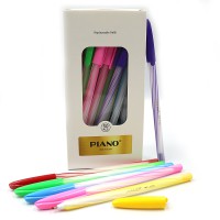 Ручка масляна Piano, 50 шт. синя, 1101PT