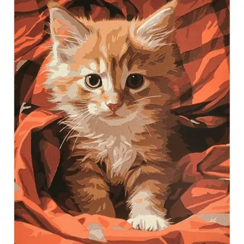 Набір для розпису по номерах Сонячний малюк, Strateg, 40x50 см, VA-4667