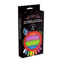 Крейда кольорова серії Крейдочка, великі, 8 кольорів, Danko Toys