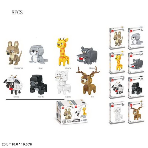 Ігровий набір Конструктор Тварини, (В асортименті)