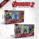 Набір героїв 2 види, 3 фігурки, середня висота фігурки 11,5 см, рухомі кінцівки, аксесуари, в кор. /180-2/