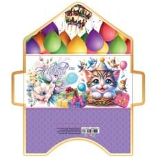 КЛЗ Листівка 24-65 глиттер ціна за 5 шт.