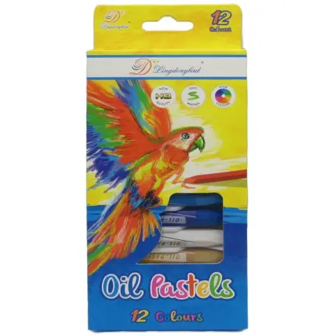 Олівці пастель Папуга, 12 кольорів