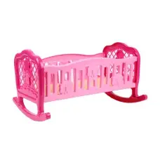 Кроватка для кукол Технок, розовая, 4531